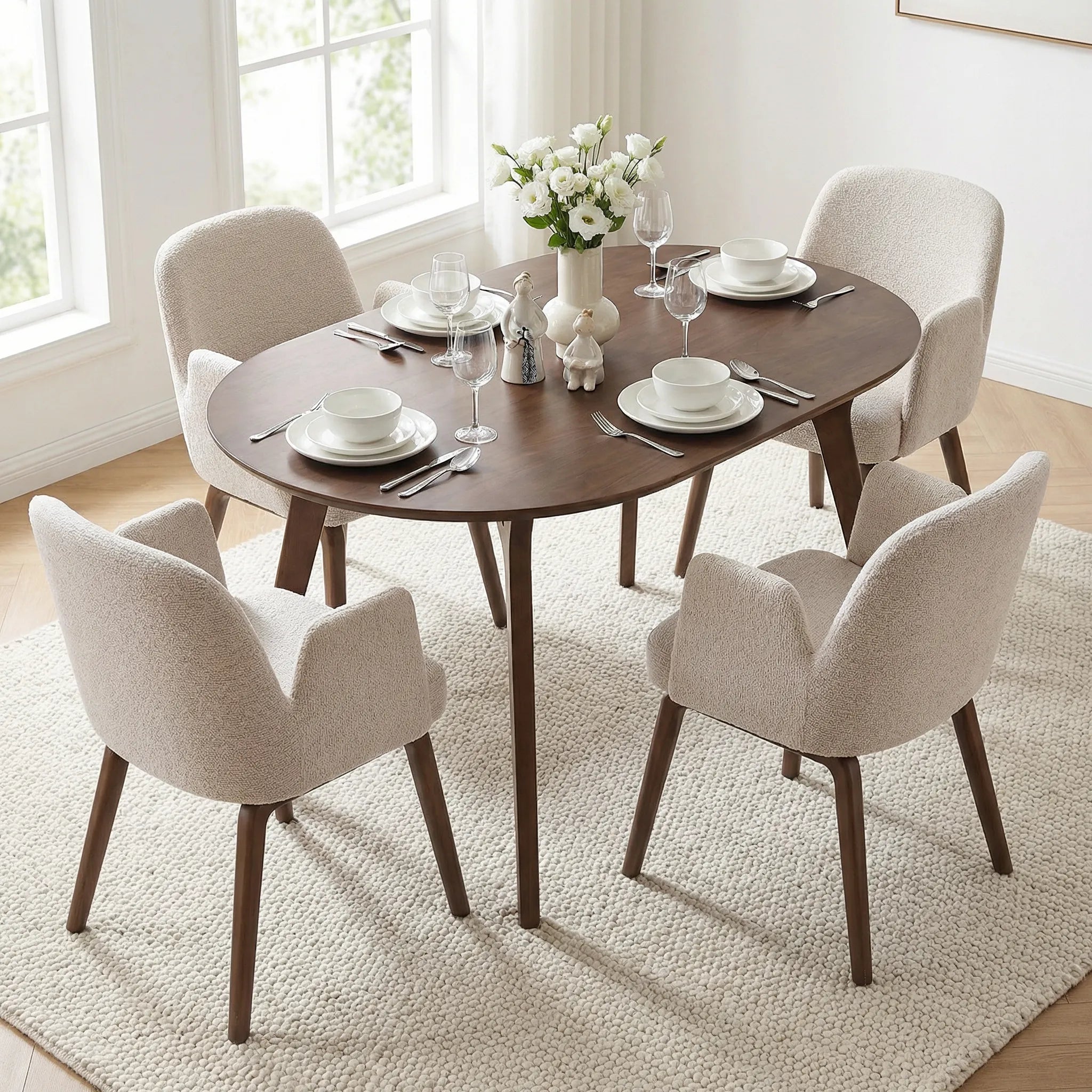 Elano Dining Chair – Cream
