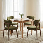 Valen Dining Chairs – Set of 2 | Olive Green