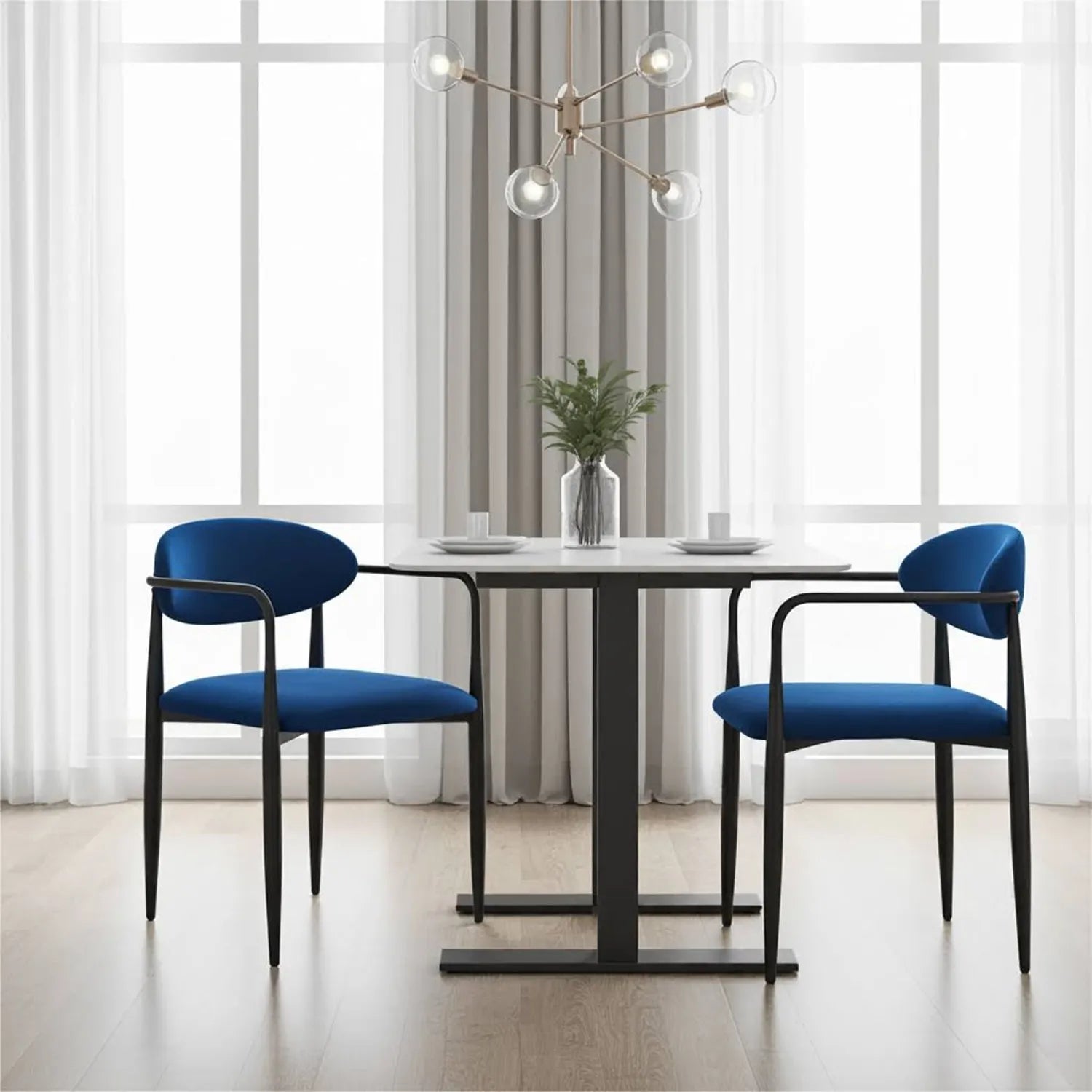 Liam Dining Chairs – Set of 2 | Navy