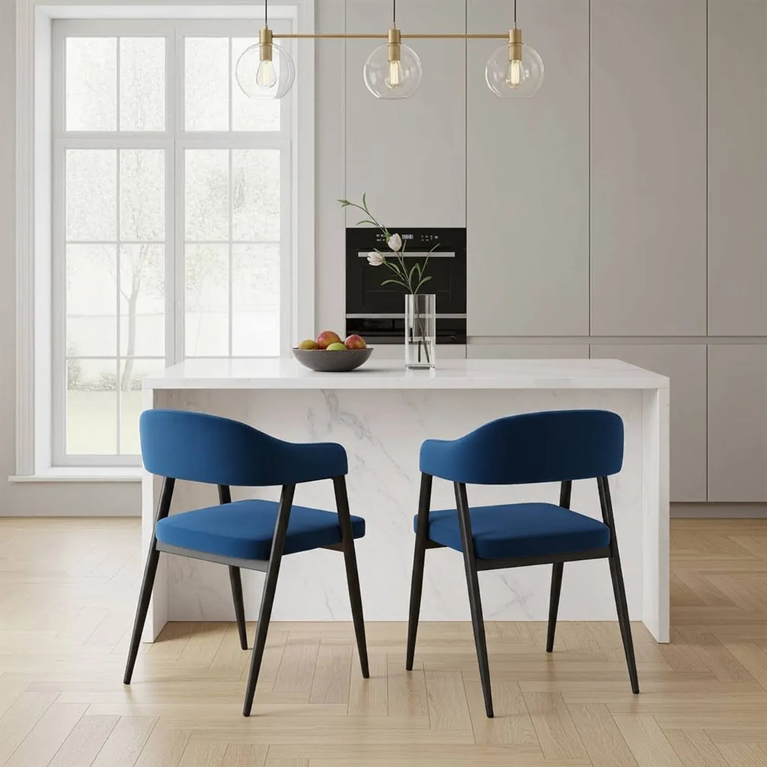 Chelsea Dining Chairs – Set of 2 | Navy