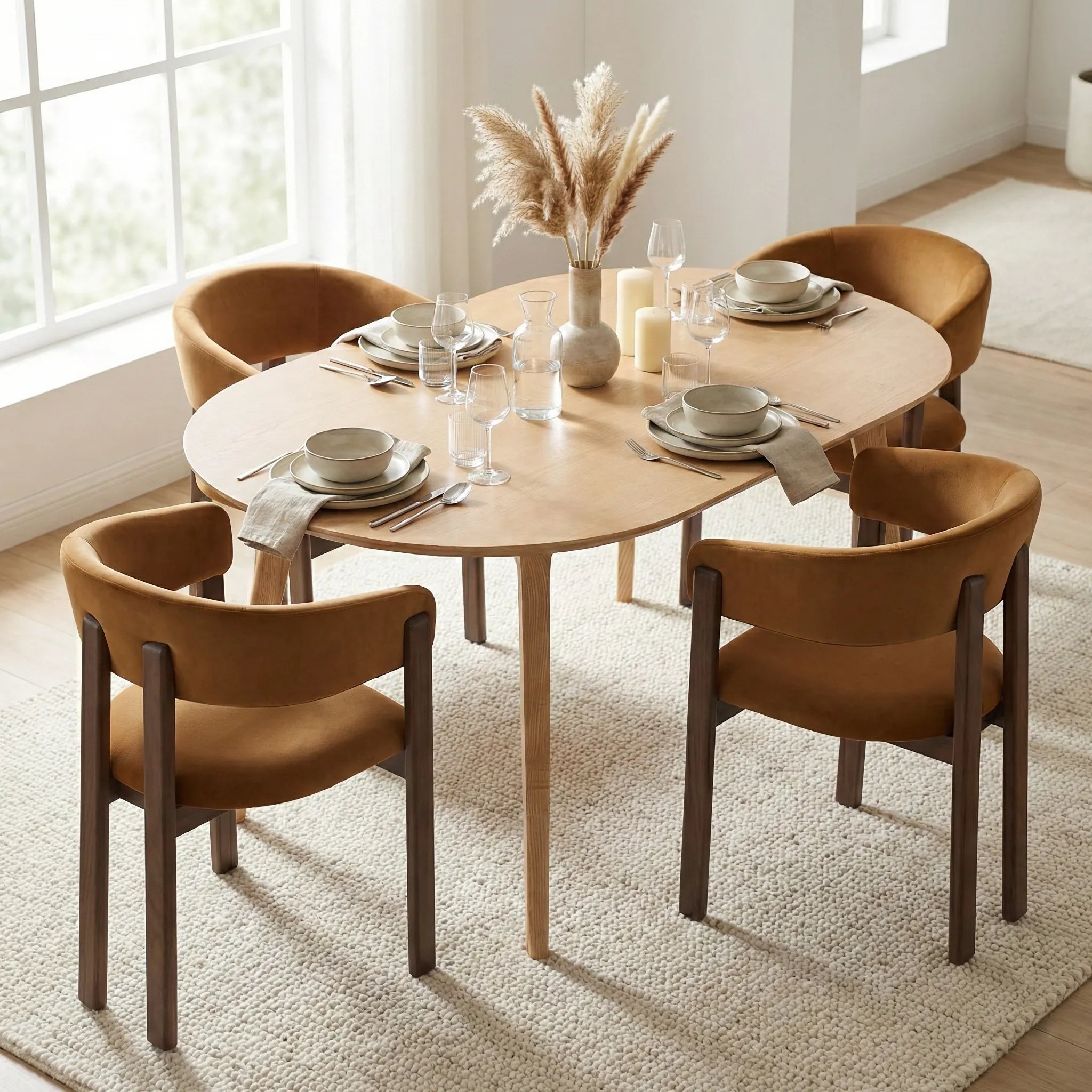 Amara Dining Chair – Caramel