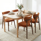 Valen Dining Chairs – Set of 2 | Rusty Orange