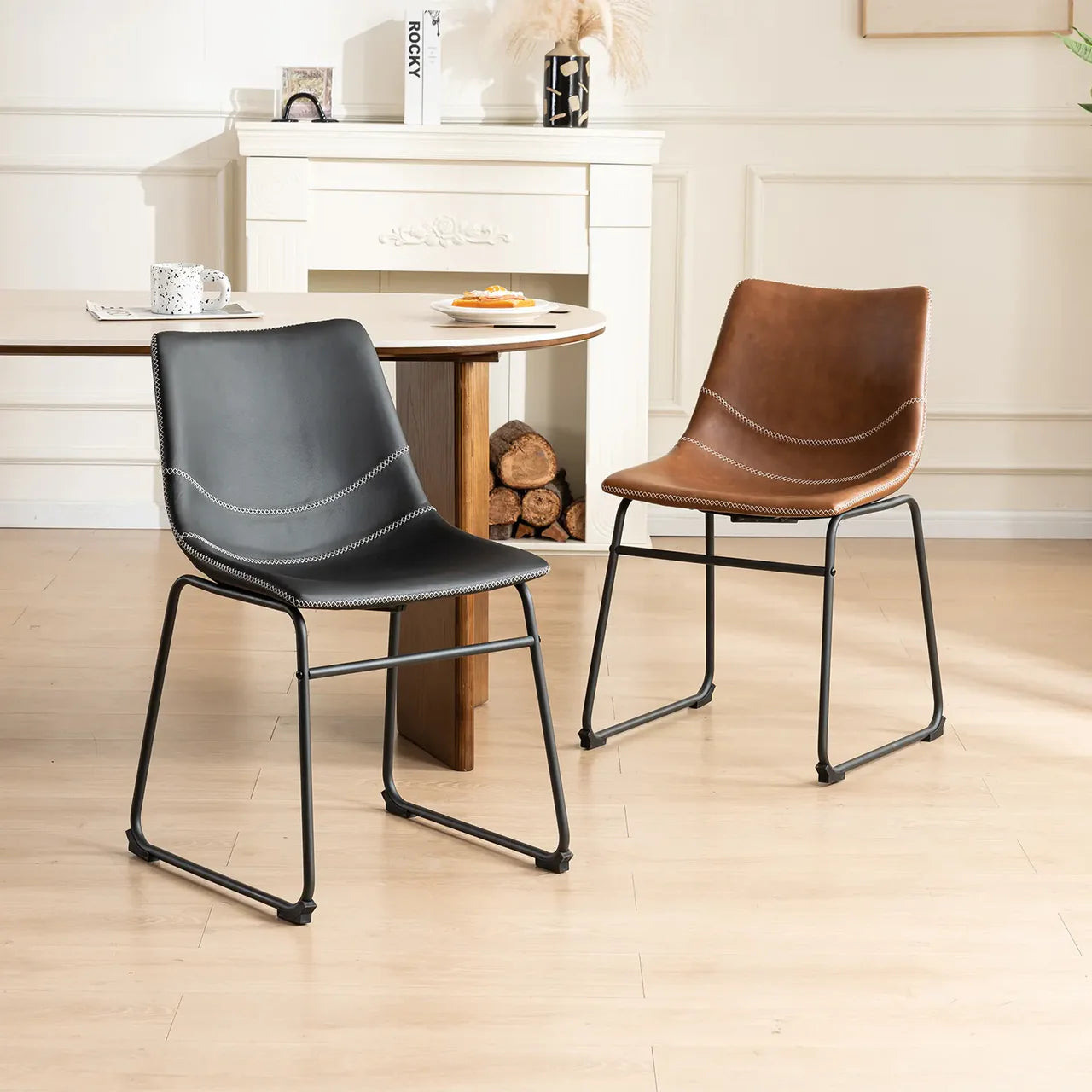 Ray Dining Chairs – Set of 4 | Black