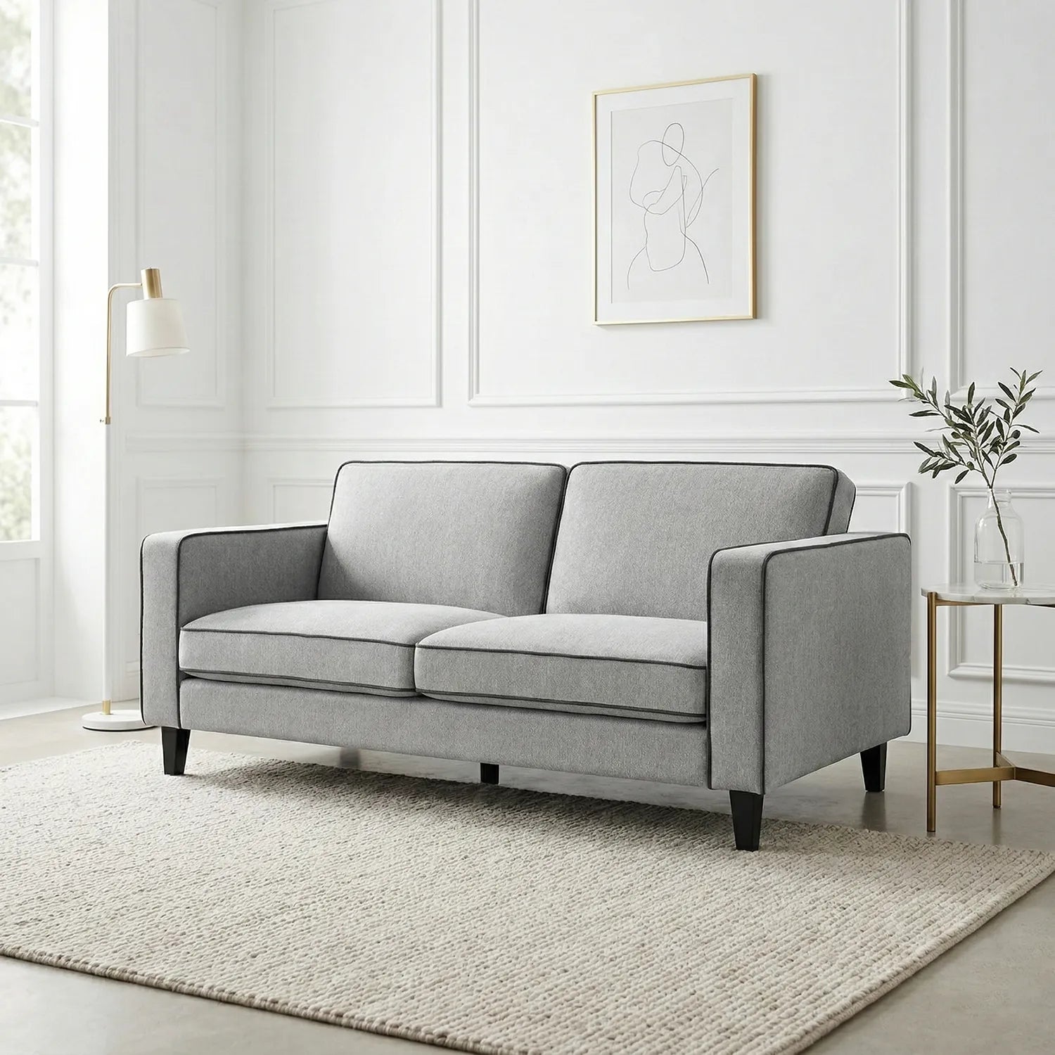 Alfie Sofa – 3 Seater | Grey