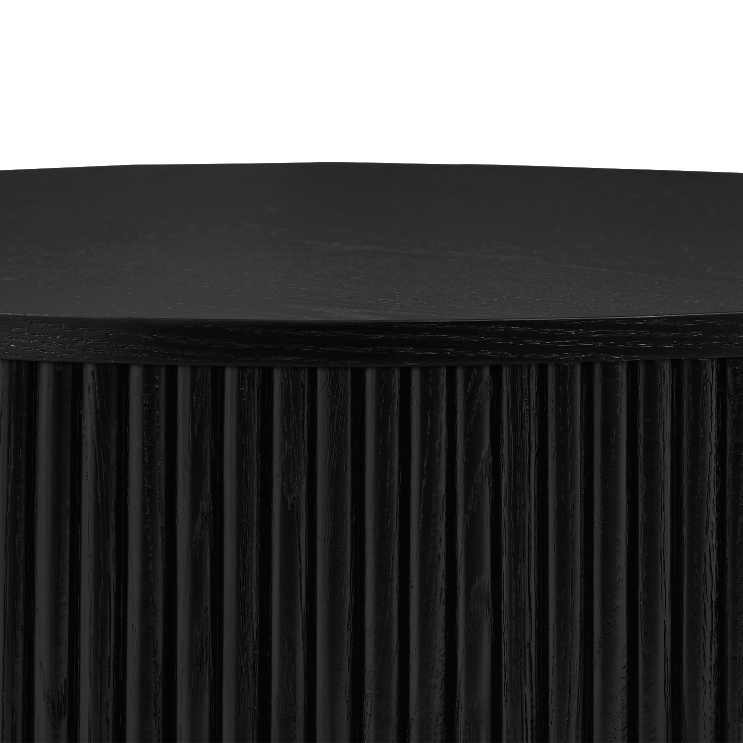 Allegro Coffee Table – Round | Black Wood