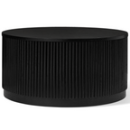 Allegro Coffee Table – Round | Black Wood