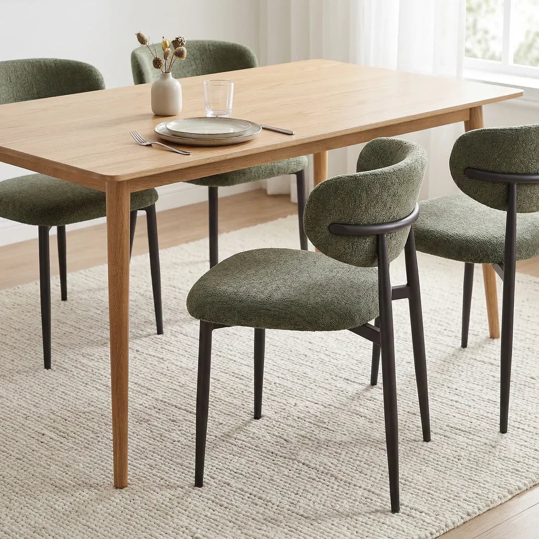 Almos Dining Chairs – Set of 4 | Green