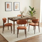 Almos Dining Chairs – Set of 4 | Burnt Orange