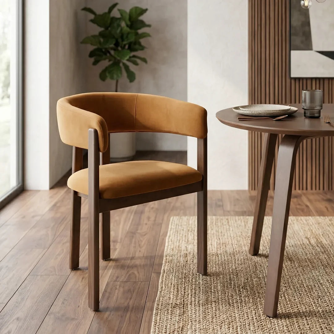 Amara Dining Chair – Caramel