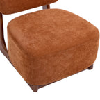 Amillo Accent Chair – Textured | Rusty Orange