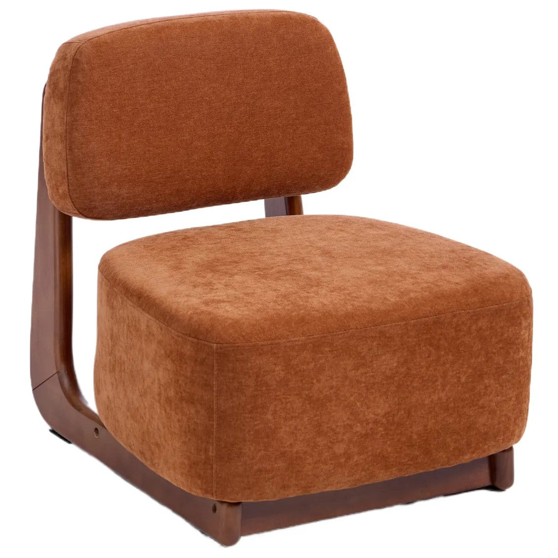 Amillo Accent Chair – Textured | Rusty Orange