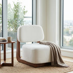Amillo Accent Chair – Textured | Cream