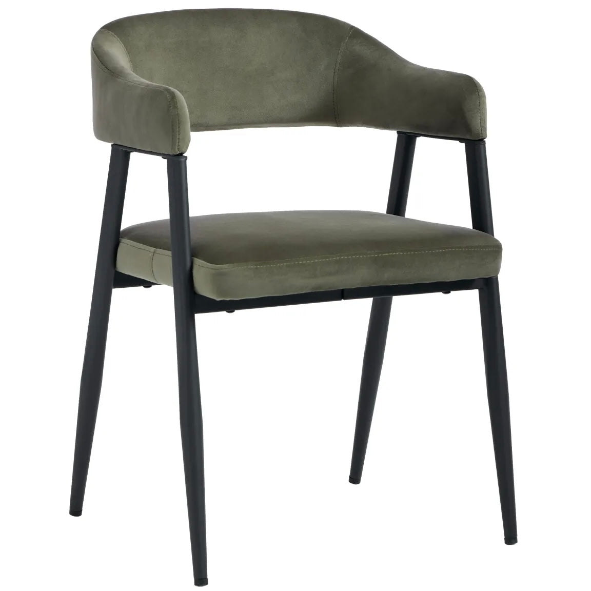 Chelsea Dining Chairs – Set of 2 | Olive Green