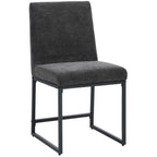 Bralan Dining Chairs – Set of 2 | Dark Grey