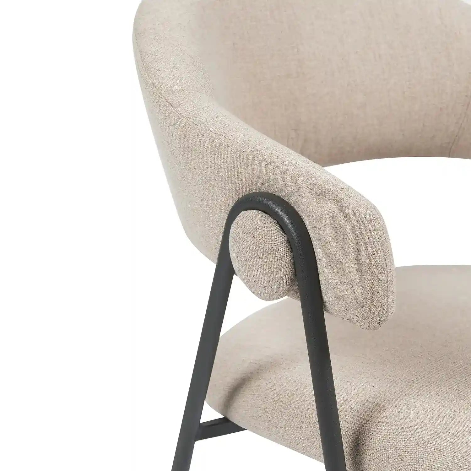 Noah Dining Chairs – Set of 2 | Champagne