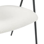 Noah Dining Chairs – Set of 2 | White Sherpa Fleece