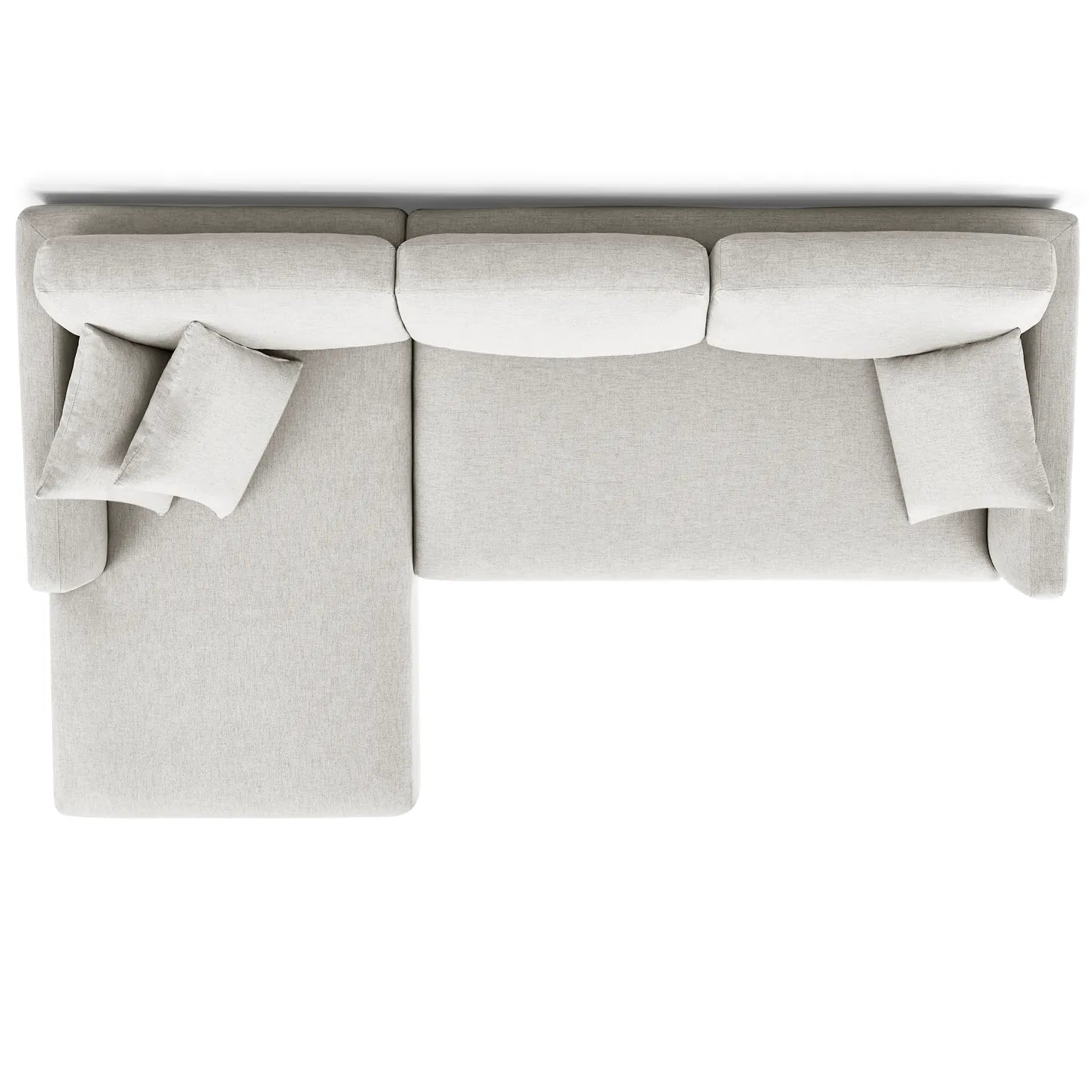 Barry Left Corner Sofa – 3 Seater | Taupe Grey