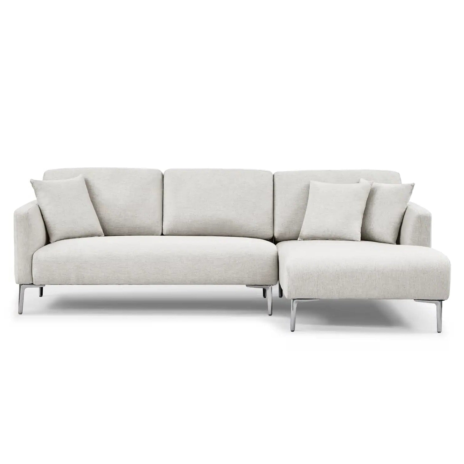 Barry Right Corner Sofa – 3 Seater | Taupe Grey