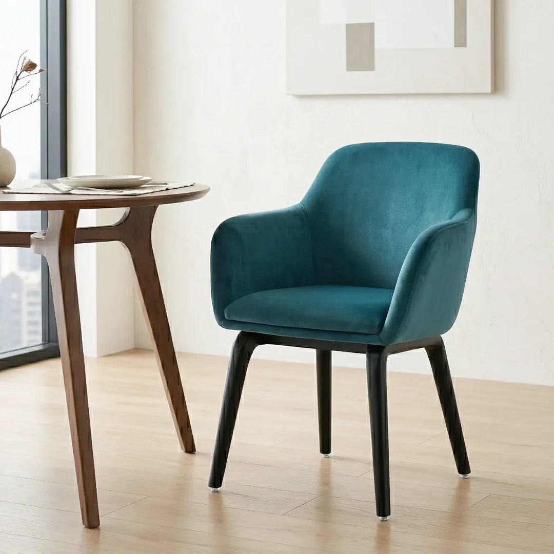 Belshire Dining Chair – Peacock Blue
