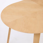 Birchstone Dining Table – Round Edge | Natural Oak