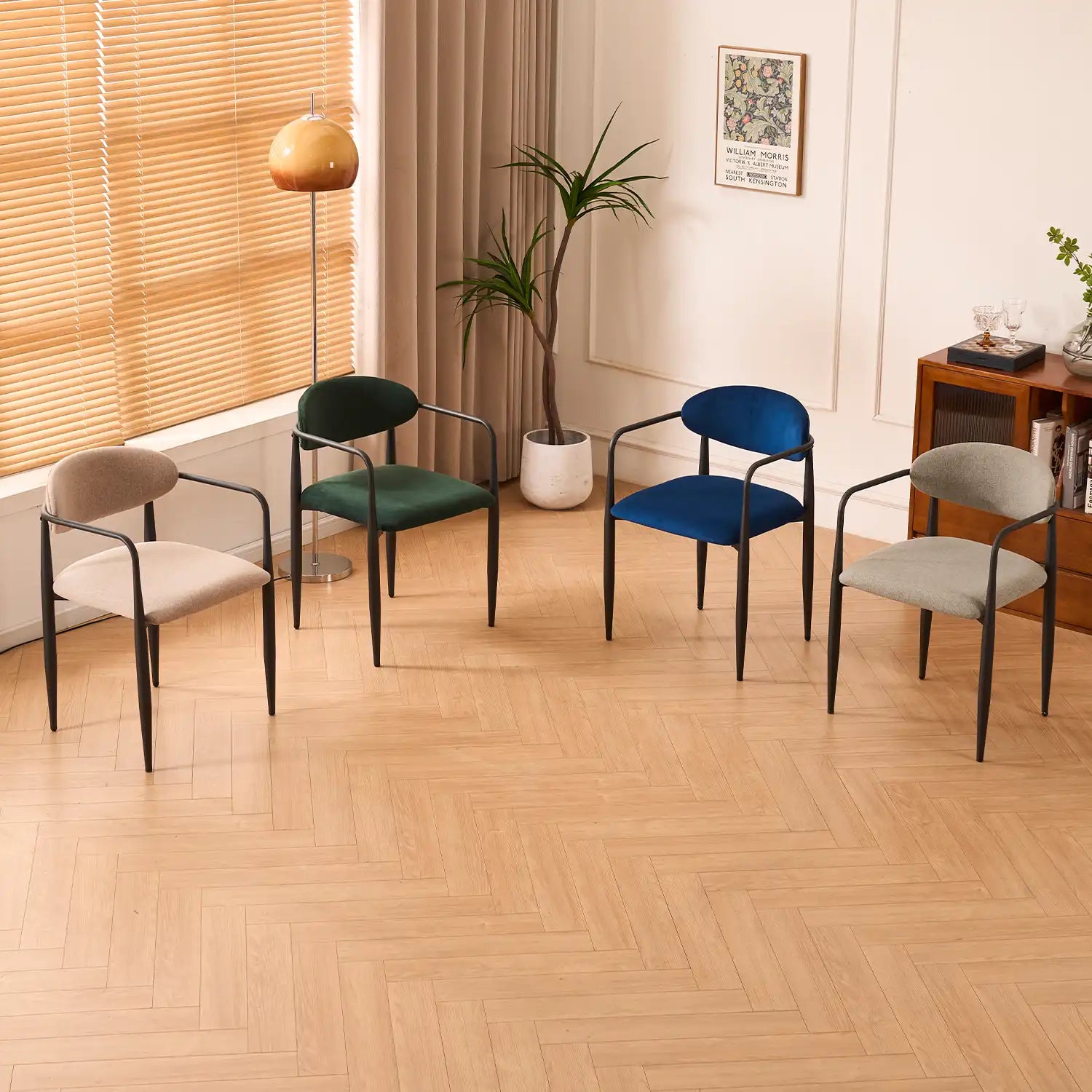 Liam Dining Chairs – Set of 2 | Navy