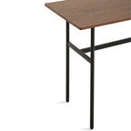 Canyon Dressing Table & Mirror – Two Drawer | Walnut