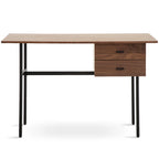 Canyon Dressing Table & Mirror – Two Drawer | Walnut