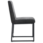 Bralan Dining Chairs – Set of 2 | Dark Grey