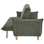 Clicto Sofa Bed (Storage) – 3 Seater | Olive Green