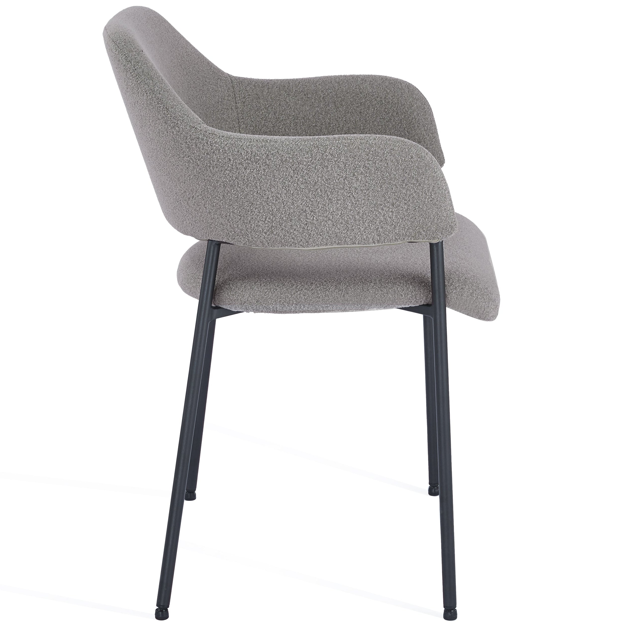 Candice Dining Chairs – Set of 2 | Dark Grey