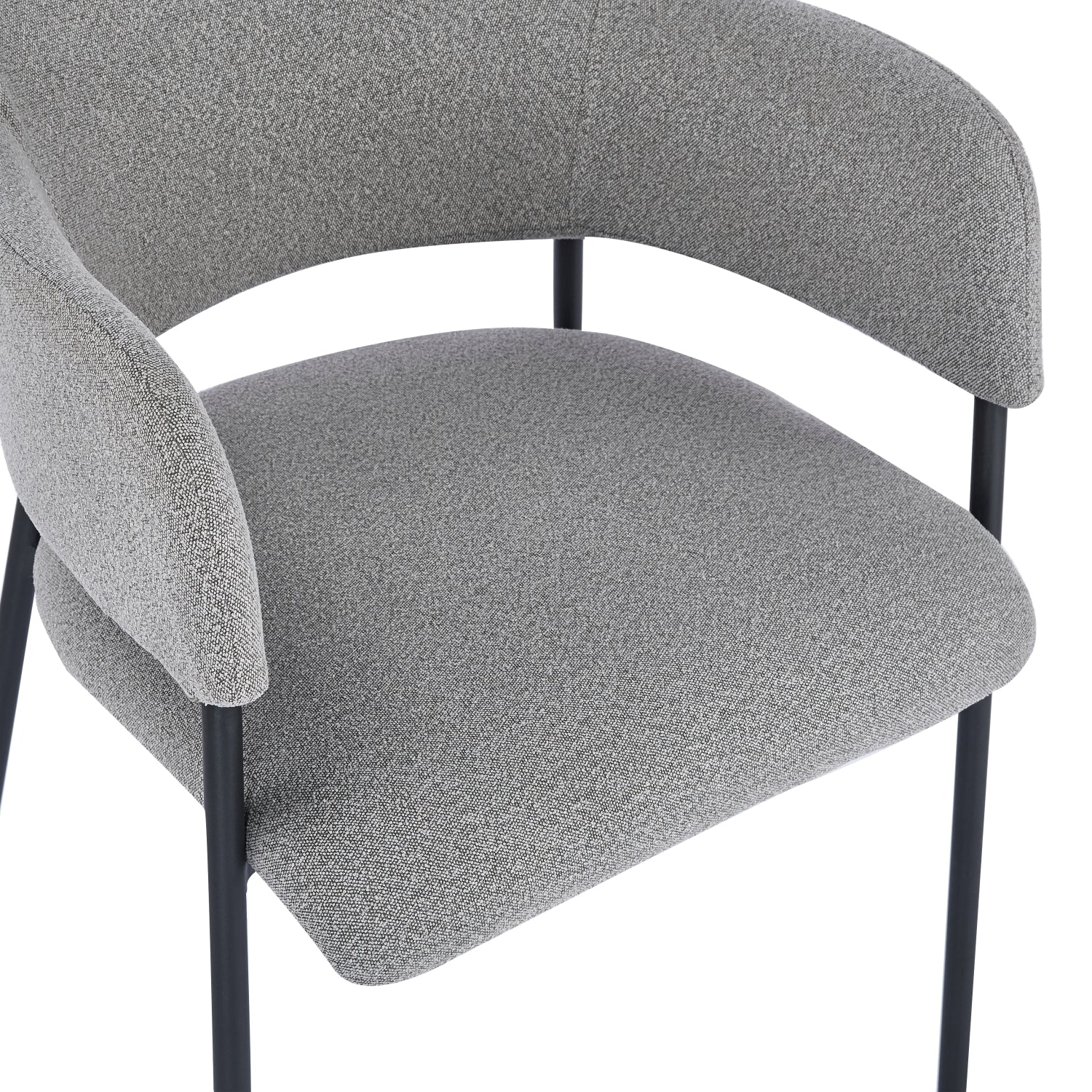 Candice Dining Chairs – Set of 2 | Dark Grey