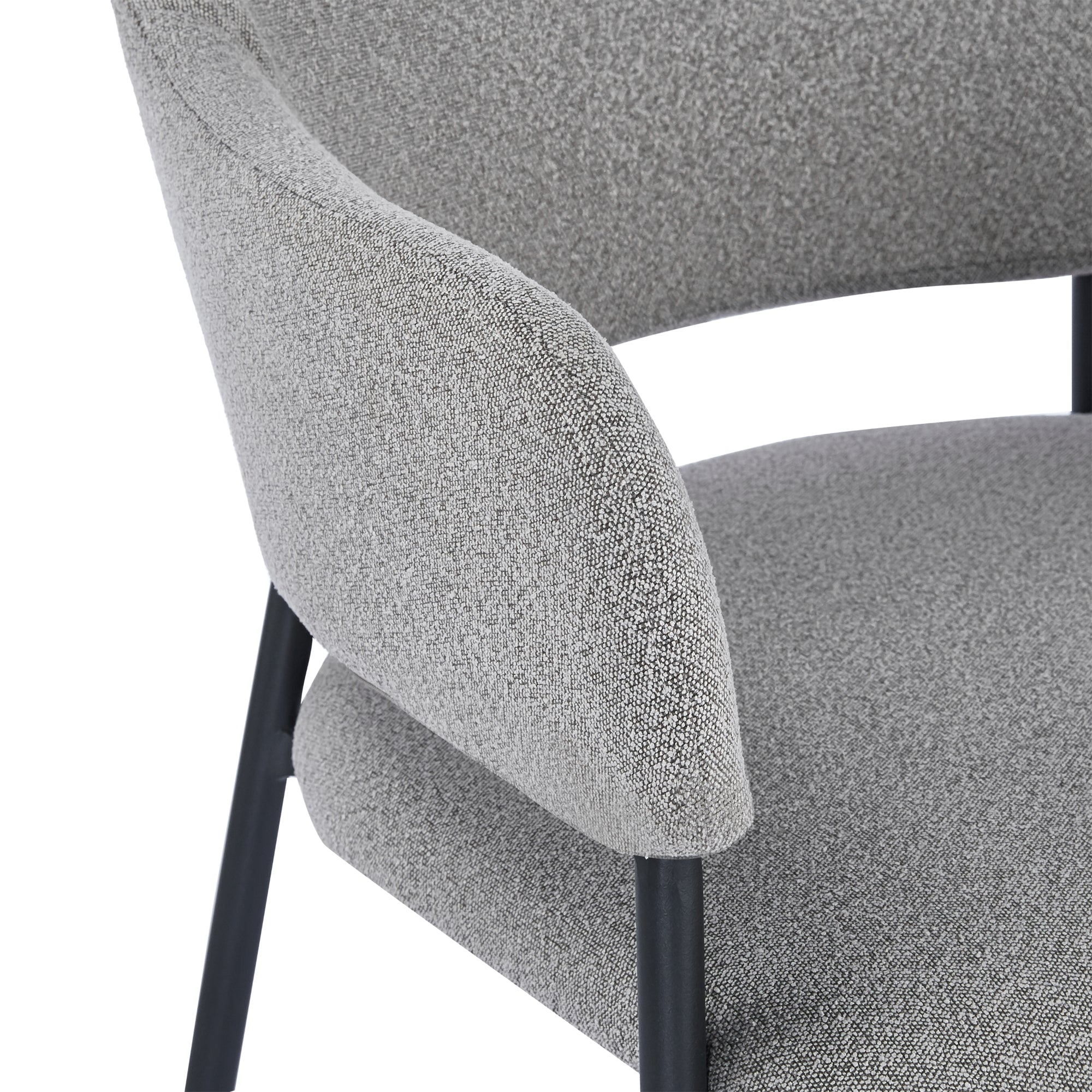 Candice Dining Chairs – Set of 2 | Dark Grey