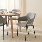 Candice Dining Chairs – Set of 2 | Dark Grey