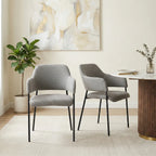 Candice Dining Chairs – Set of 2 | Dark Grey