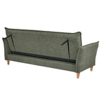 Clicto Sofa Bed (Storage) – 3 Seater | Olive Green