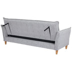 Clicto Sofa Bed (Storage) – 3 Seater | Grey