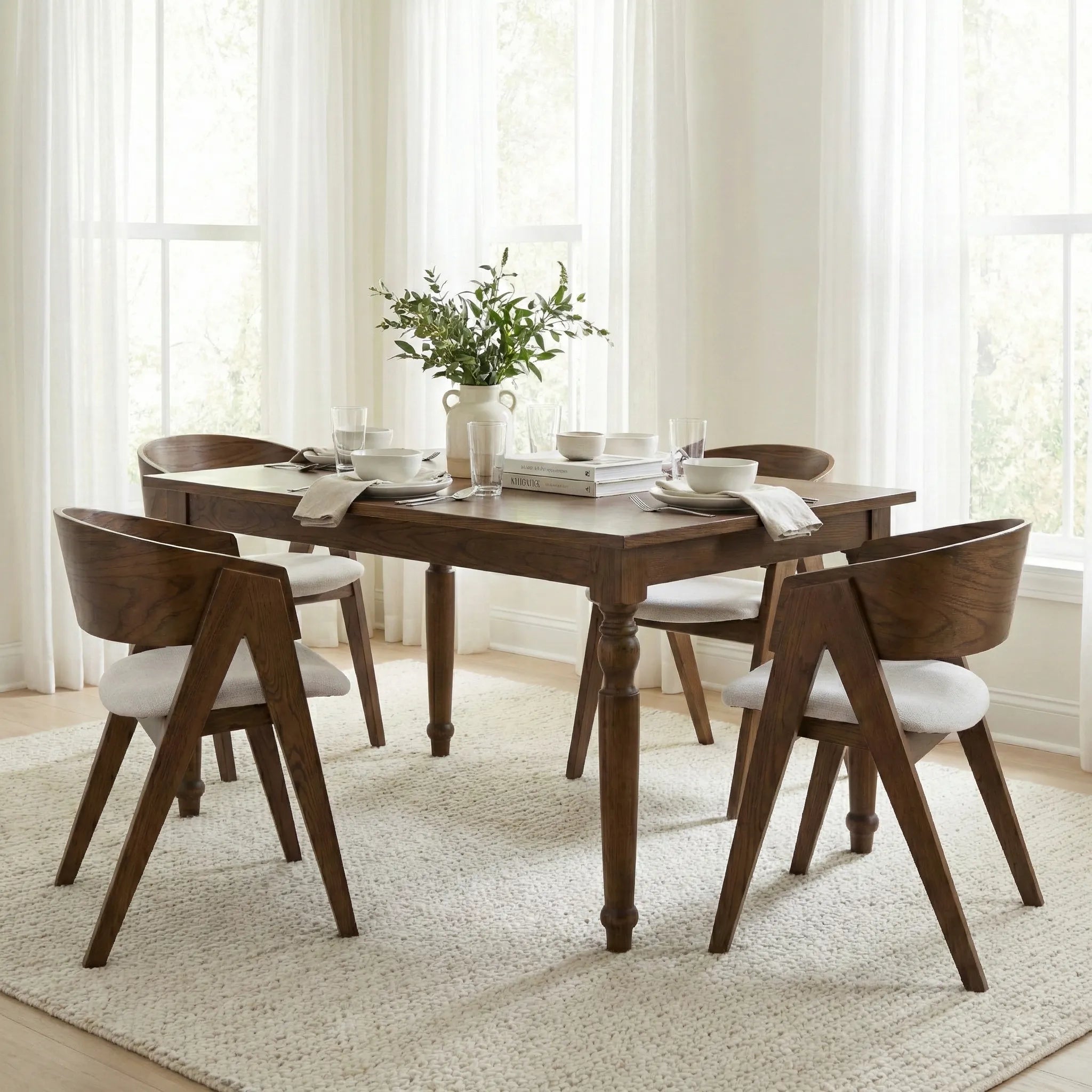 Ardena Dining Chair – Cream