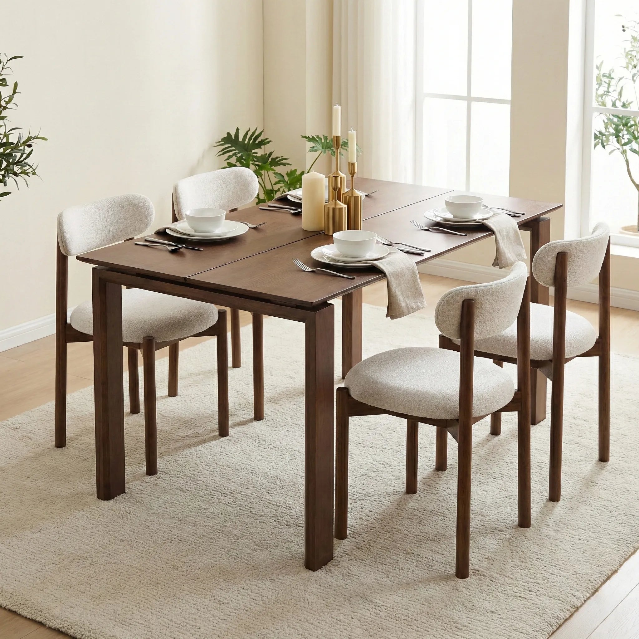 Elmora Dining Chairs – Set of 2 | Cream