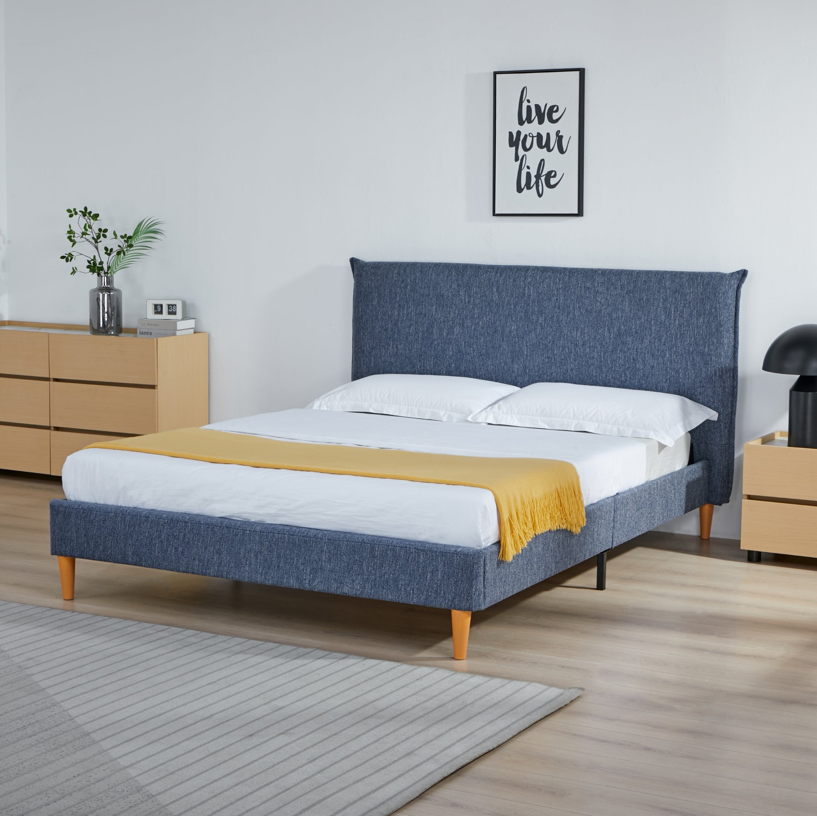 Forge Bed – Kingsize | Navy