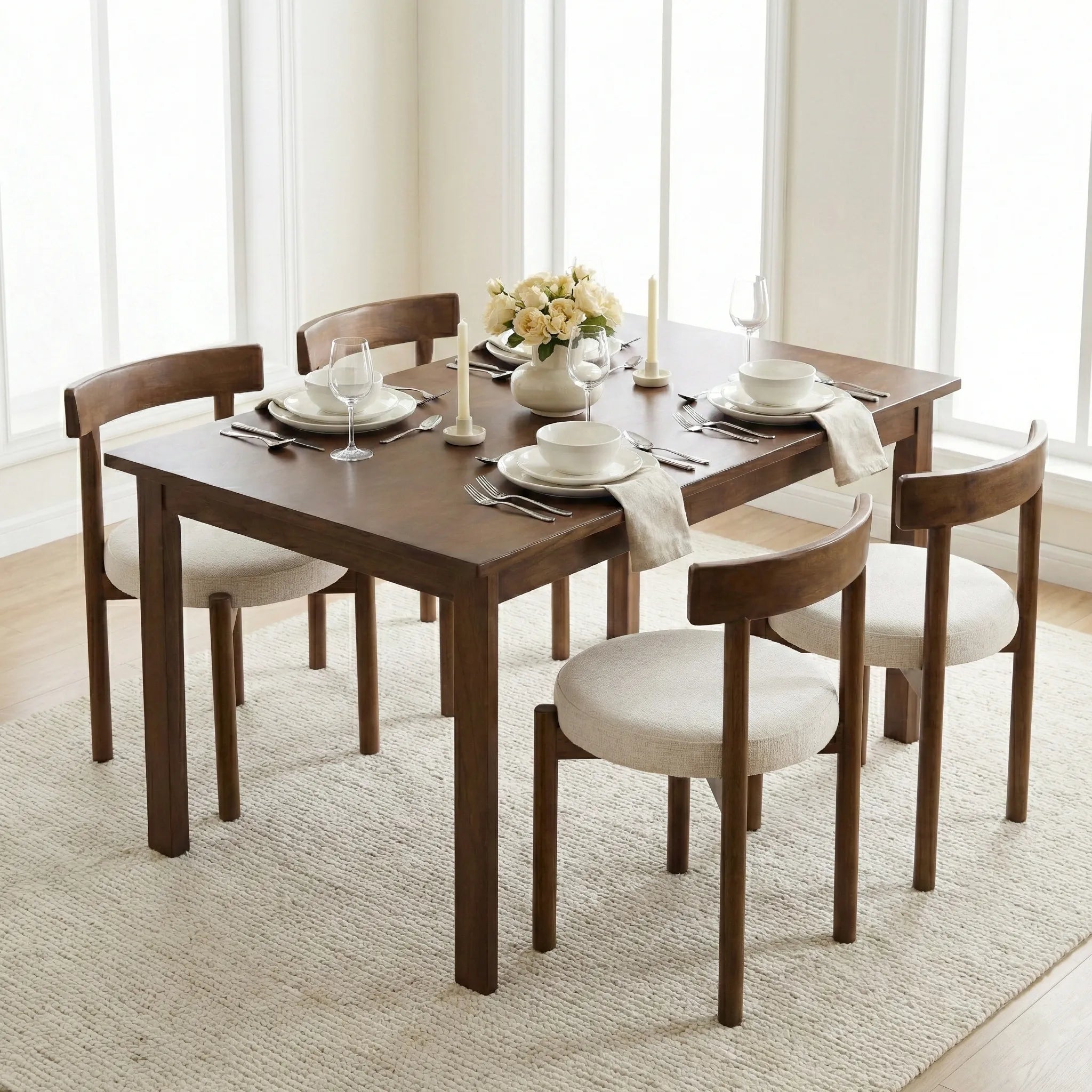 Homestead Dining Chairs – Set of 2 | Cream