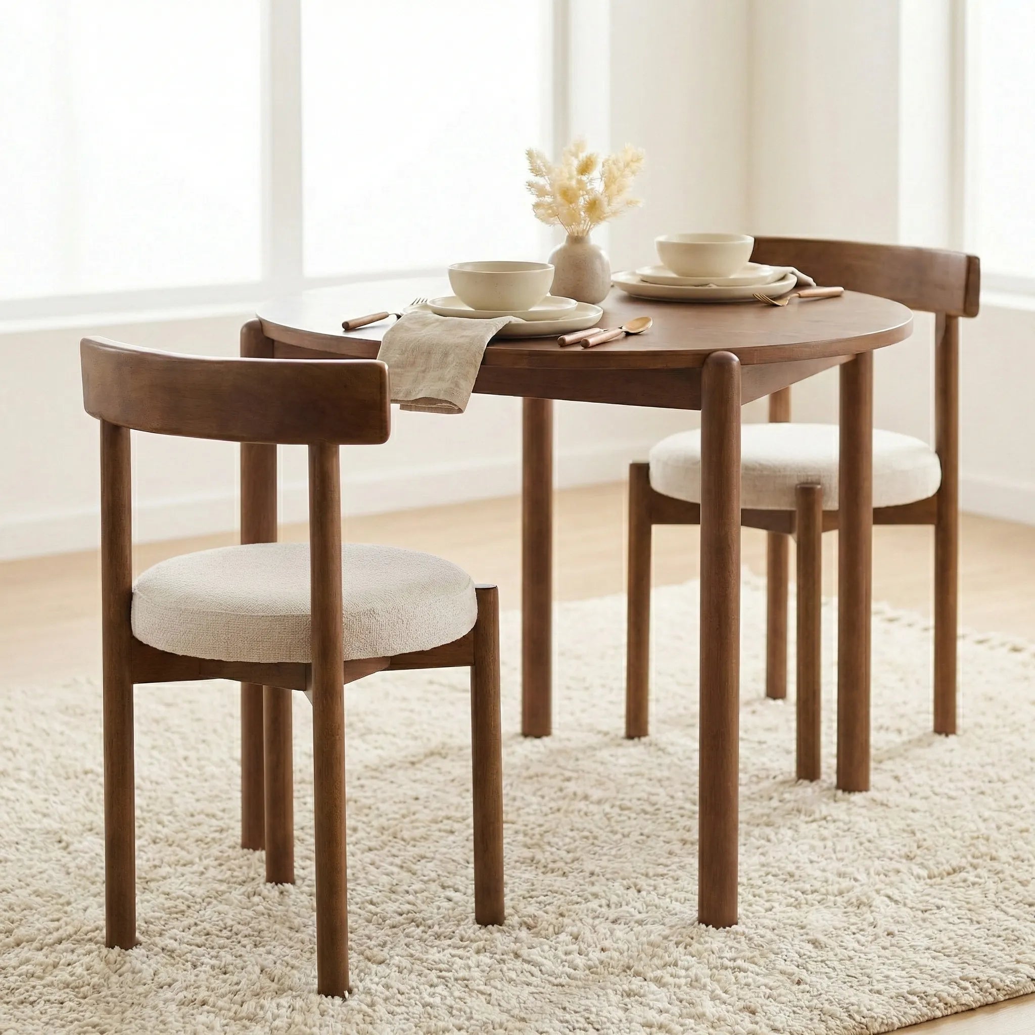 Homestead Dining Chairs – Set of 2 | Cream