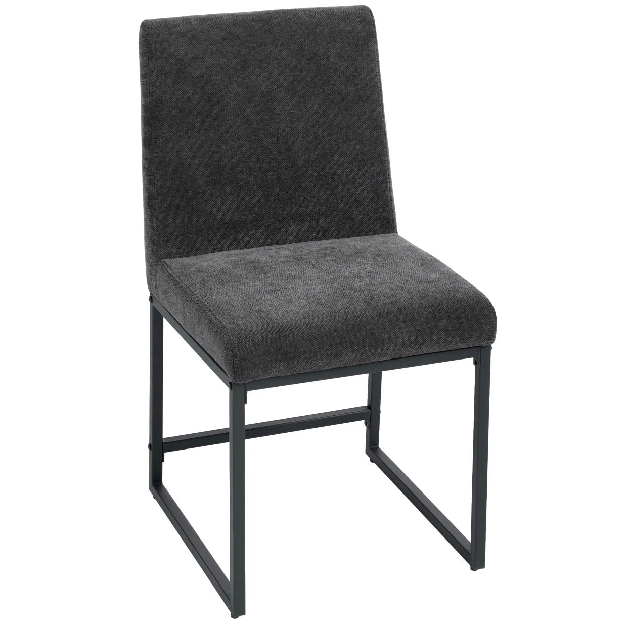 Bralan Dining Chairs – Set of 2 | Dark Grey
