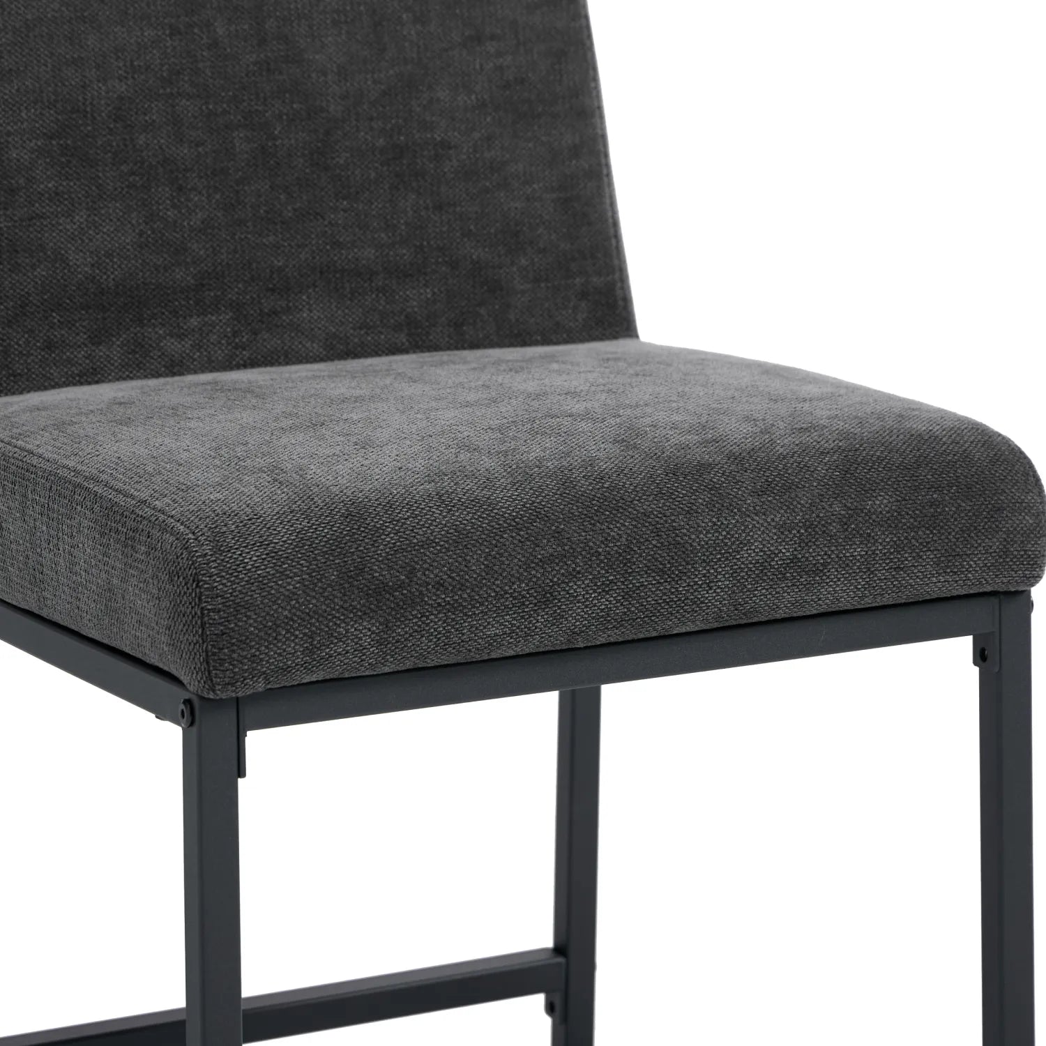 Bralan Dining Chairs – Set of 2 | Dark Grey