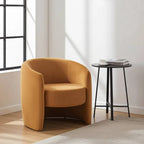Dylan Accent Chair – Velvet | Caramel