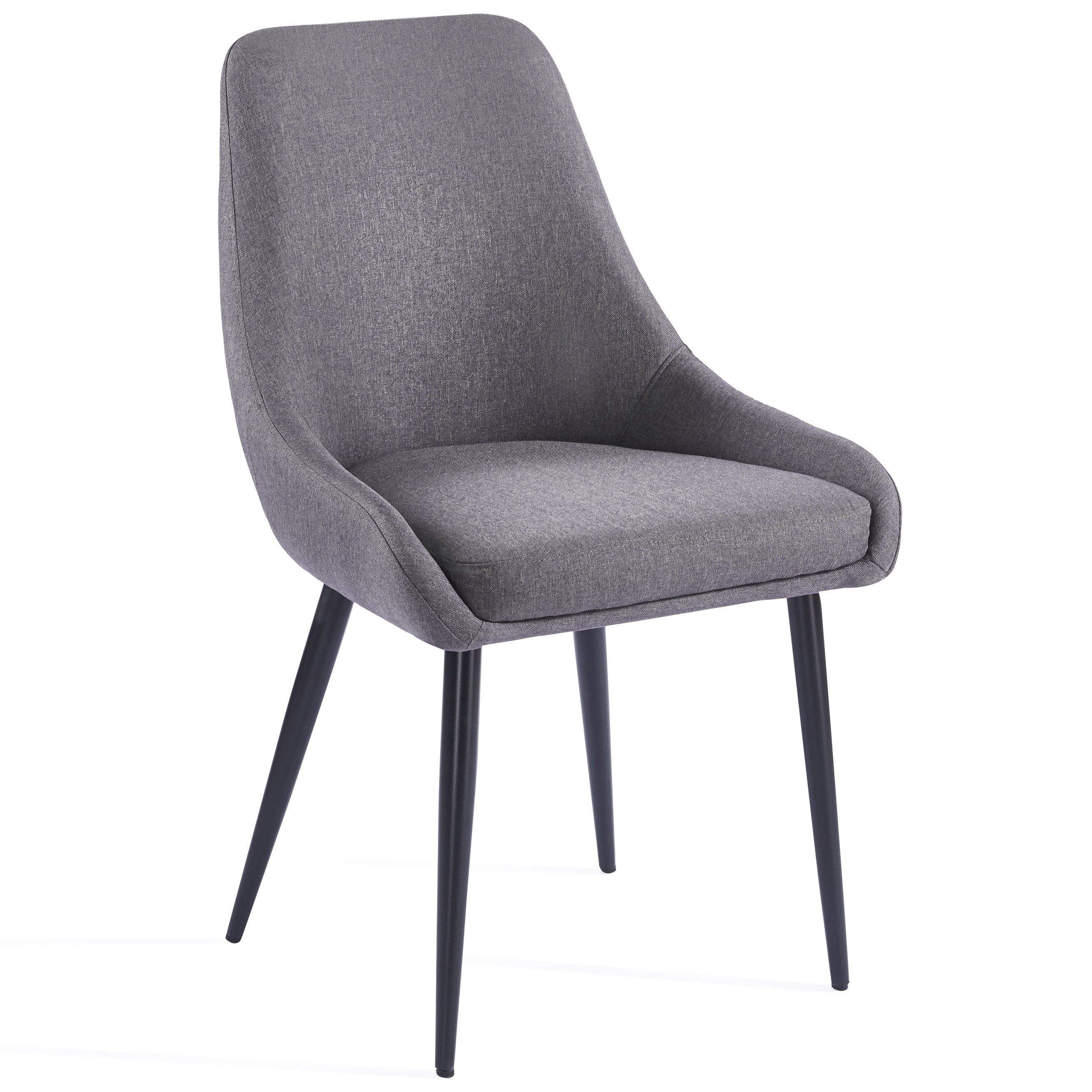 Eddy Dining Chairs – Set of 4 | Dark Grey