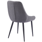 Eddy Dining Chairs – Set of 4 | Dark Grey