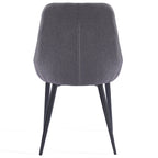 Eddy Dining Chairs – Set of 4 | Dark Grey