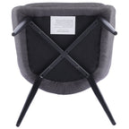 Eddy Dining Chairs – Set of 4 | Dark Grey