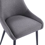 Eddy Dining Chairs – Set of 4 | Dark Grey