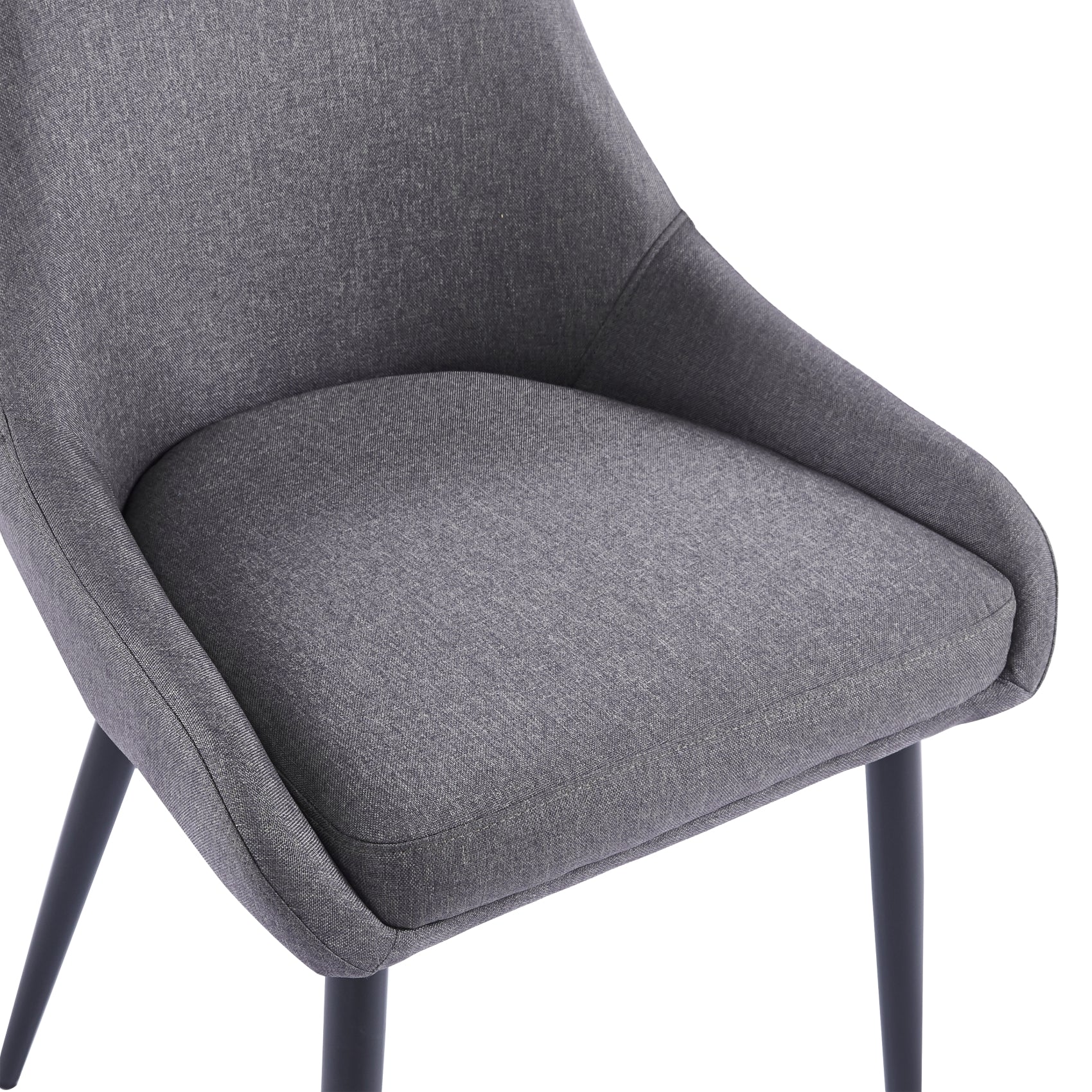 Eddy Dining Chairs – Set of 4 | Dark Grey